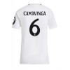 Real Madrid Eduardo Camavinga #6 Hjemmedrakt Kvinner 2024-25 Kortermet